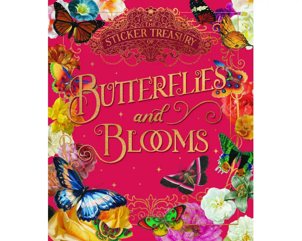 The Sticker Treasury of Blooms and Butterflies