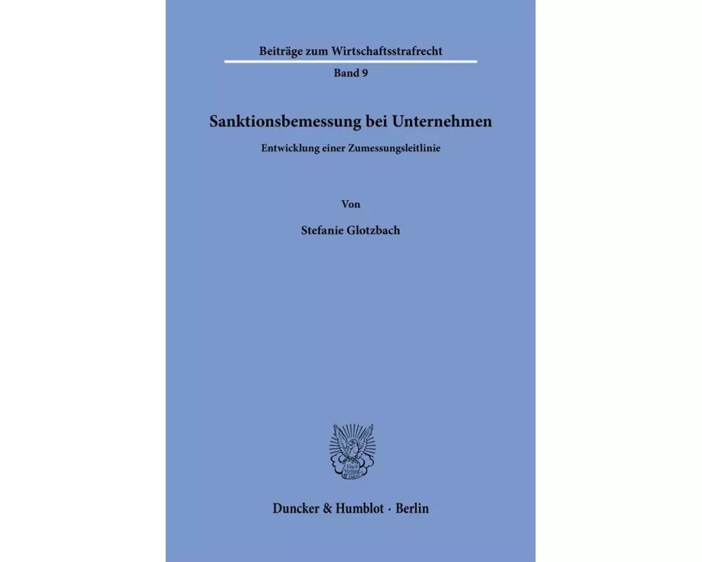 Sanktionsbemessung bei Unternehmen