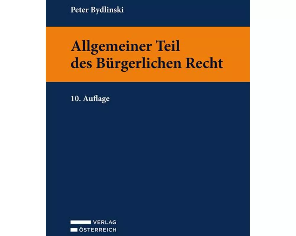 Allgemeiner Teil des Bürgerlichen Rechts