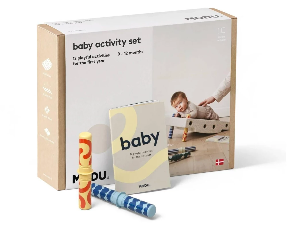 MODU Baby Activity Set Sand Grey / Honey Yellow