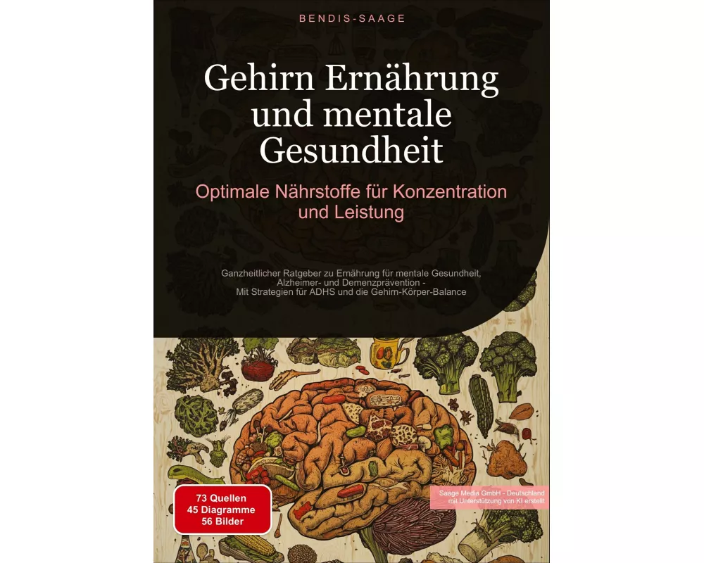 Gehirn Ernährung und mentale Gesundheit: Optimale Nährstoffe für Konzentration und Leistung