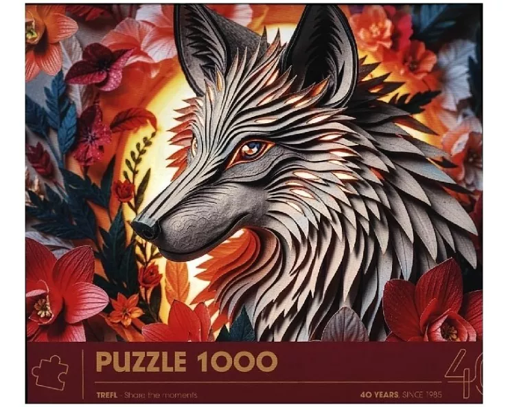 Puzzle Premium Plus 1000 - Jubiläum - Wolf