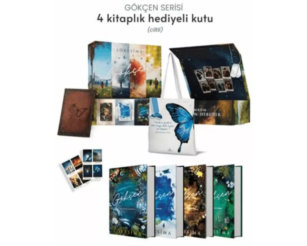 Gökcen Serisi - Hediyeli Kutulu Set, Ciltli - 4 Kitap Takim