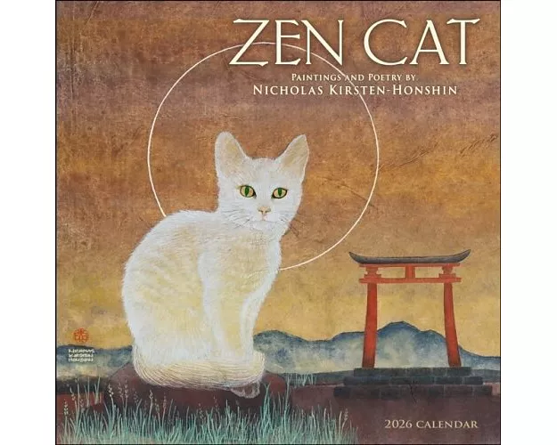 Zen Cat 2026 Wall Calendar