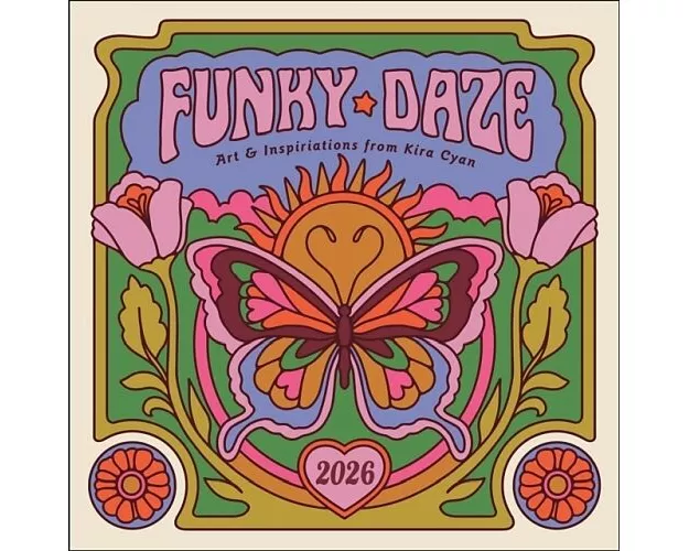 Kira Cyan 2026 Wall Calendar