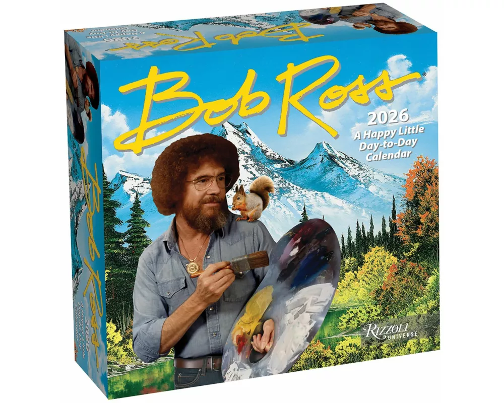 Bob Ross 2026 Day-To-Day Calendar