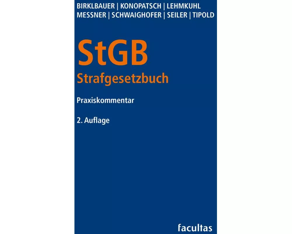 StGB Strafgesetzbuch