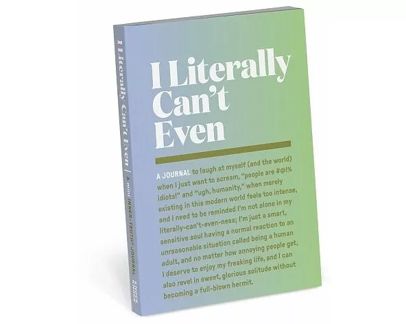 Knock Knock Literally Can’t Even Mini Inner Truth Journal (Pastel Version)