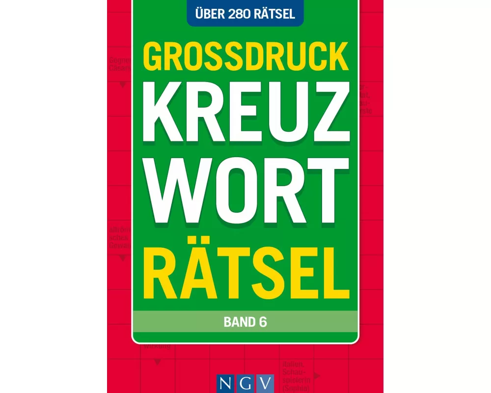 Großdruck Kreuzworträtsel Band 6