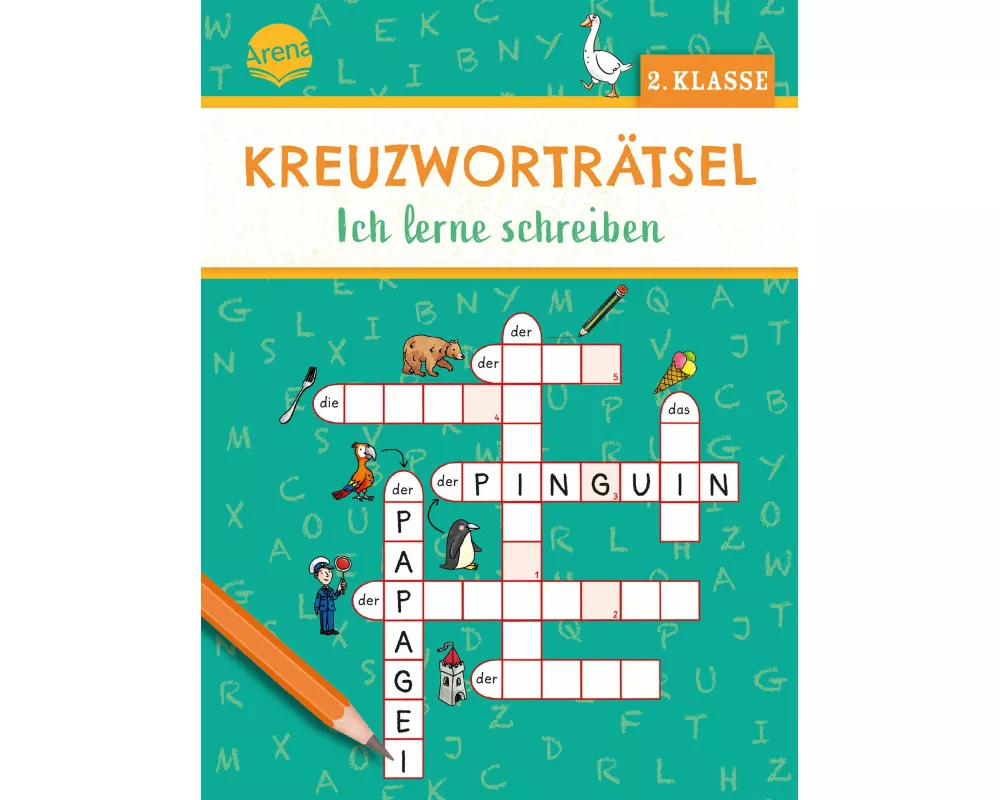 Kreuzworträtsel. Ich lerne schreiben (2. Klasse)