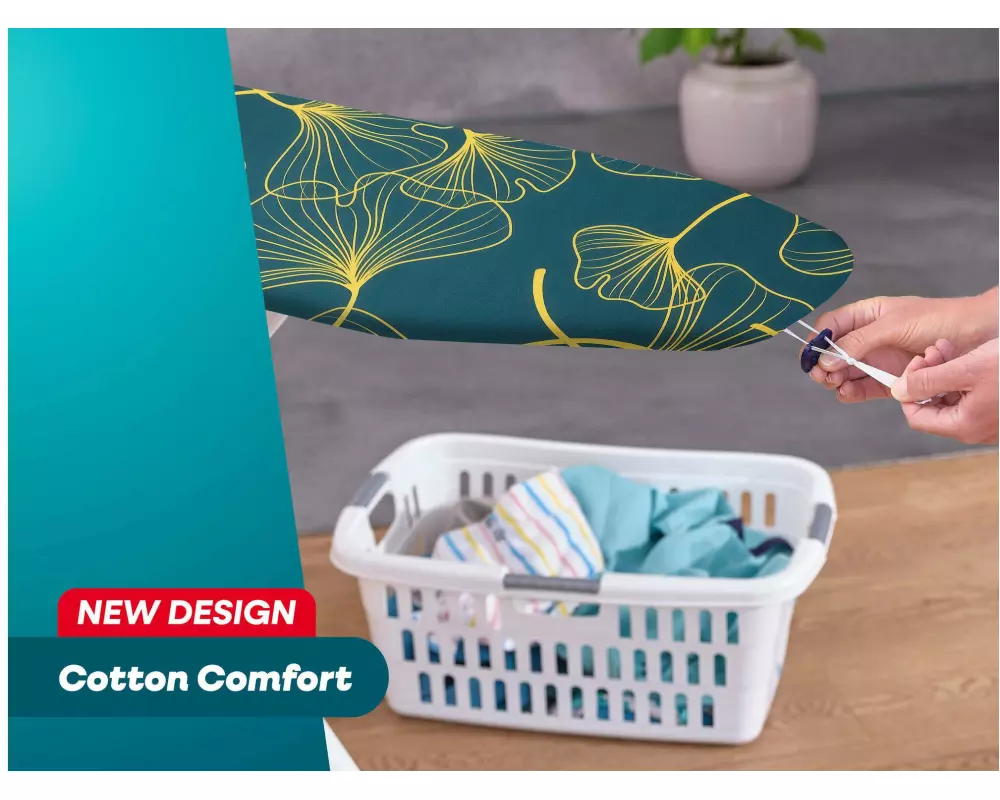 Leifheit Bügelbrettbezug Cotton Comfort S/M Dunkelgrün
