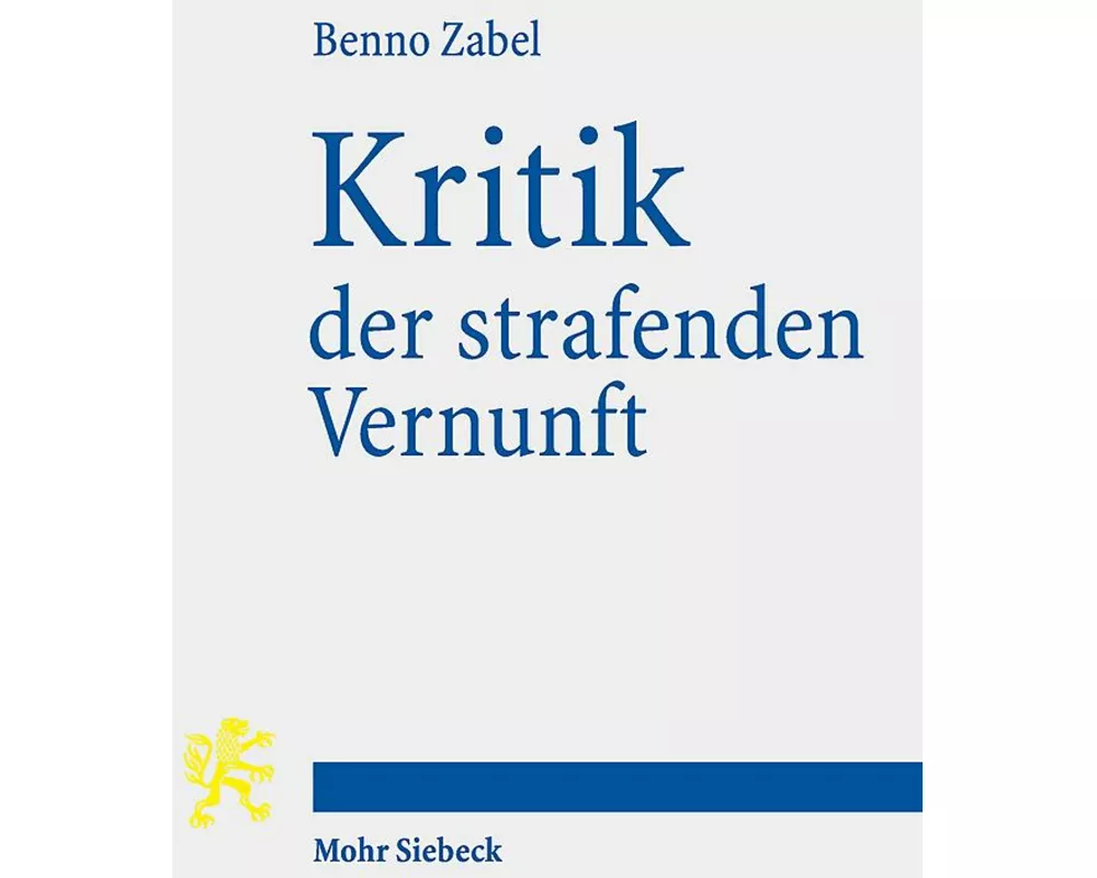 Kritik der strafenden Vernunft