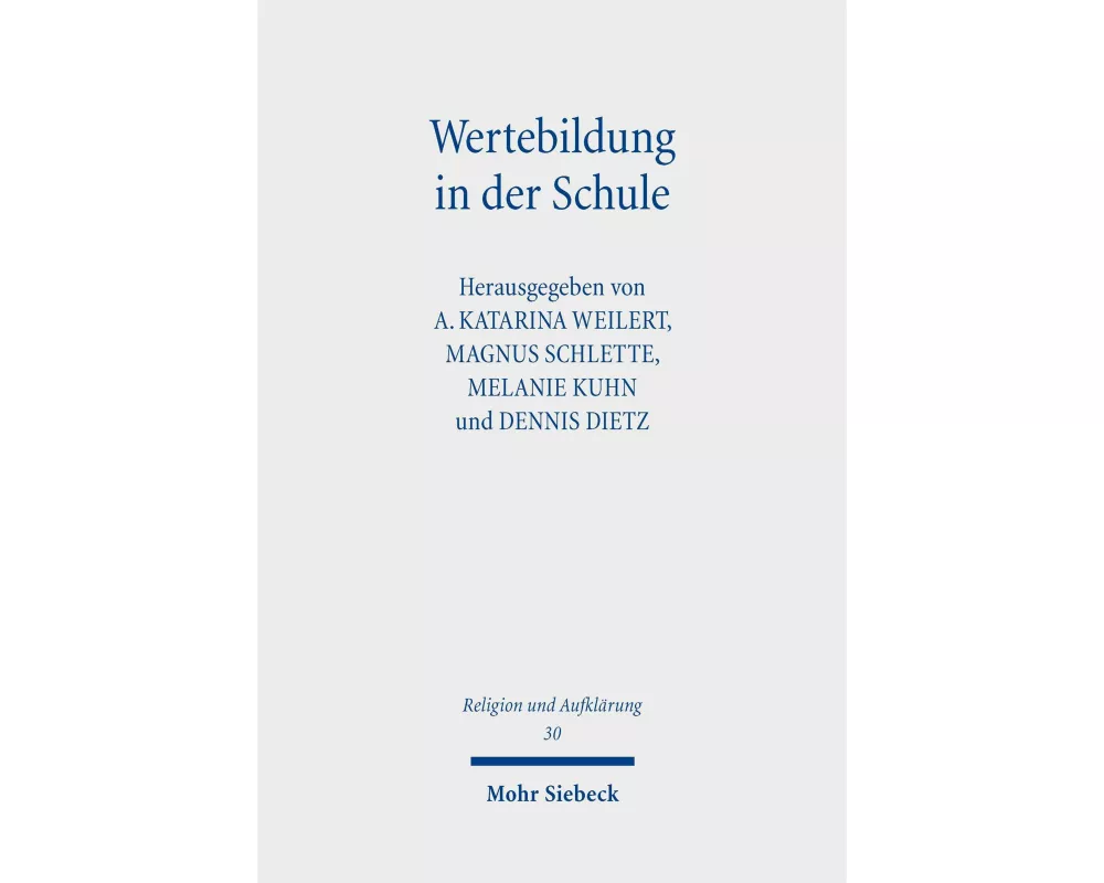 Wertebildung in der Schule