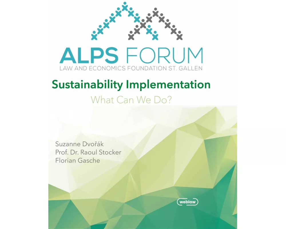 Alps Forum 2023 – Sustainability Implementation