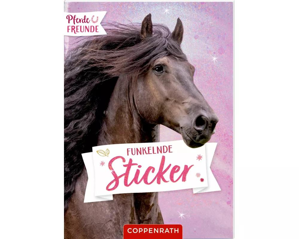 Funkelnde Sticker (Pferdefreunde)