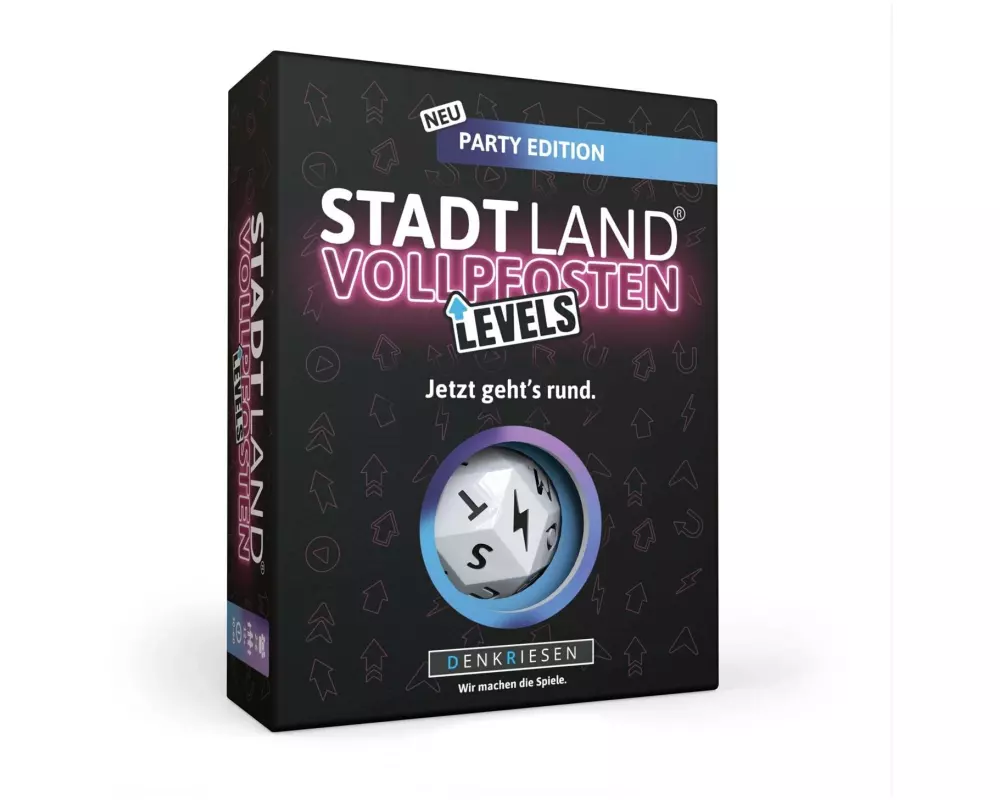 Denkriesen Stadt Land Vollpfosten Levels Party Edition -DE-