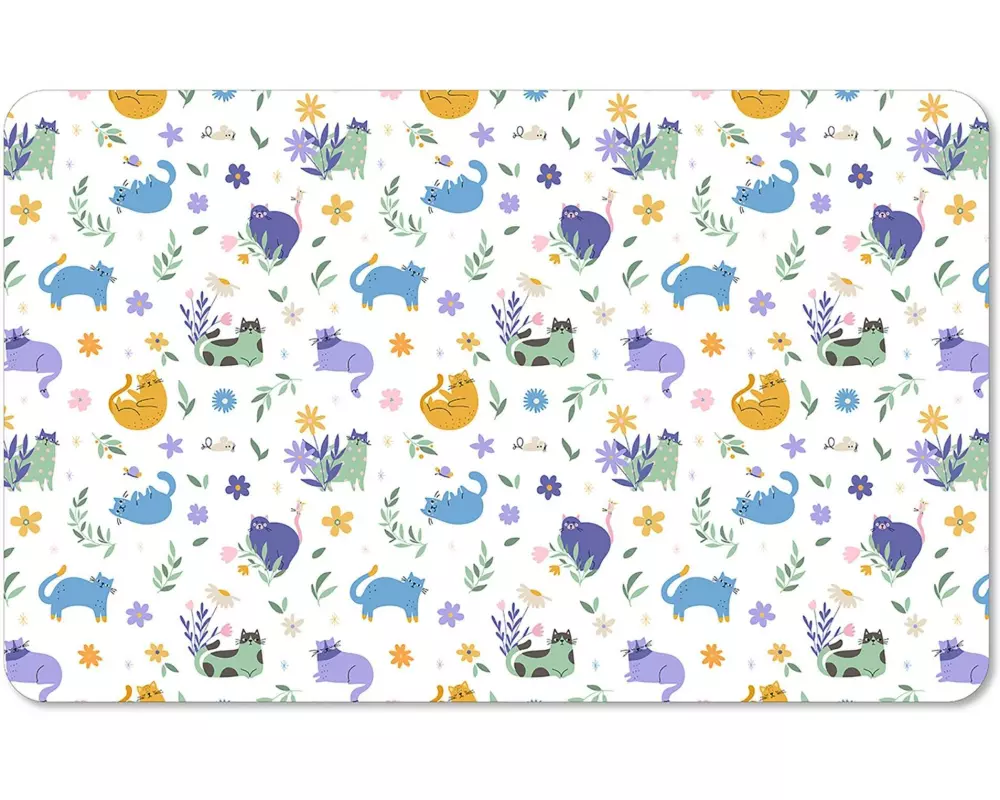Tarhong Flower Cats 29.2 x 48.3 cm