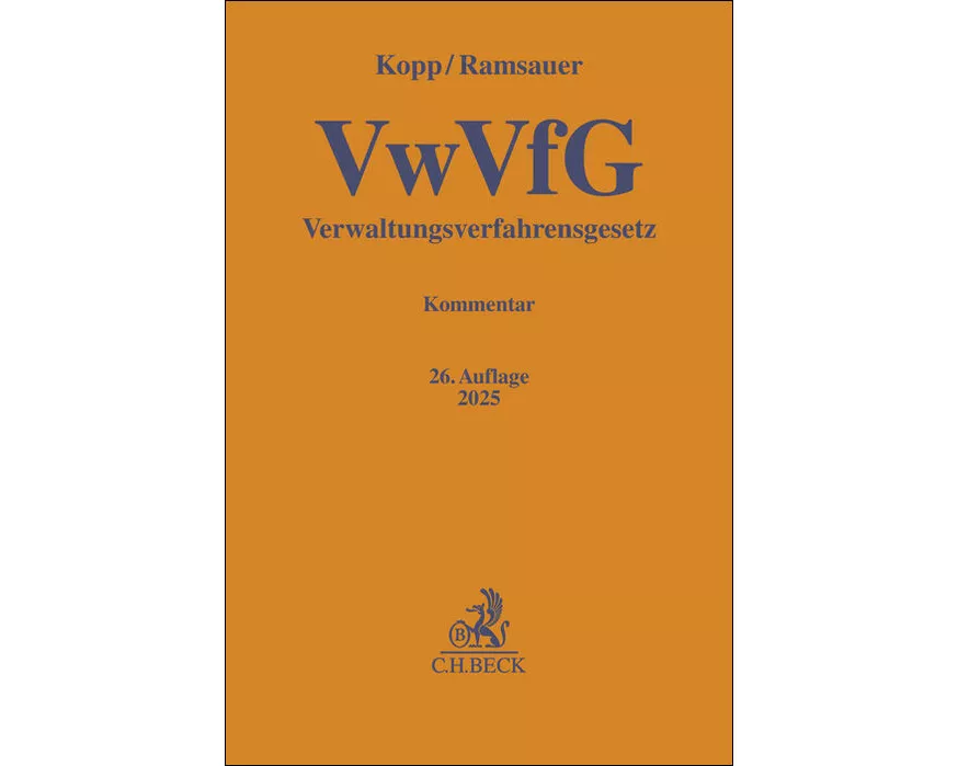 Verwaltungsverfahrensgesetz. VwVfG