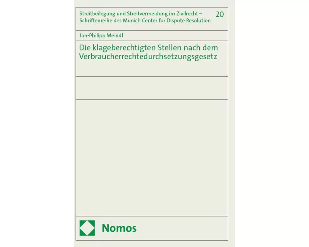 Die klageberechtigten Stellen nach dem Verbraucherrechtedurchsetzungsgesetz