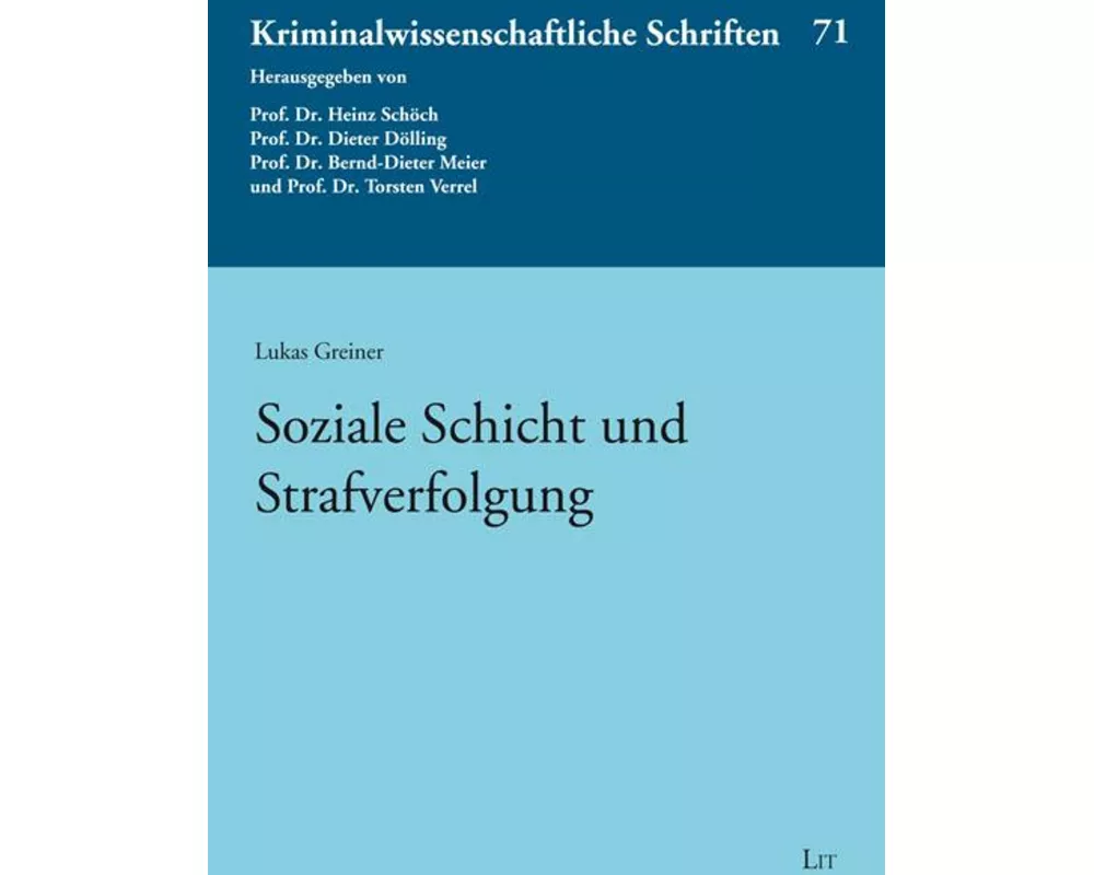 Soziale Schicht und Strafverfolgung