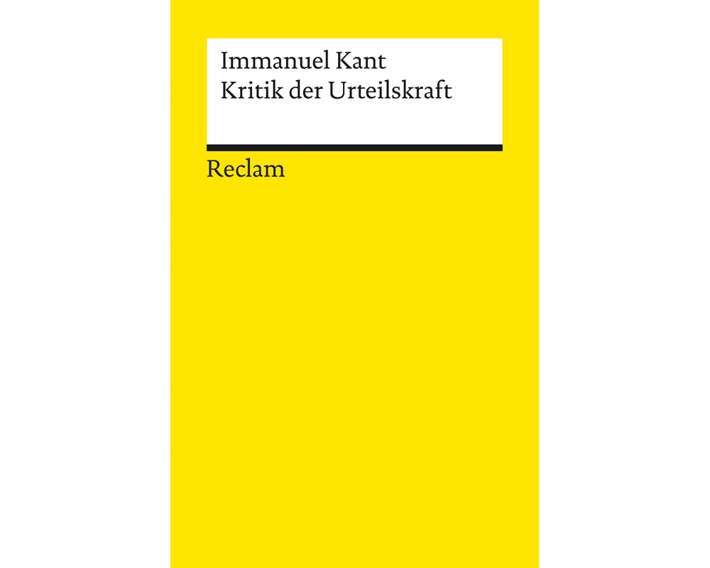 Kritik der Urteilskraft