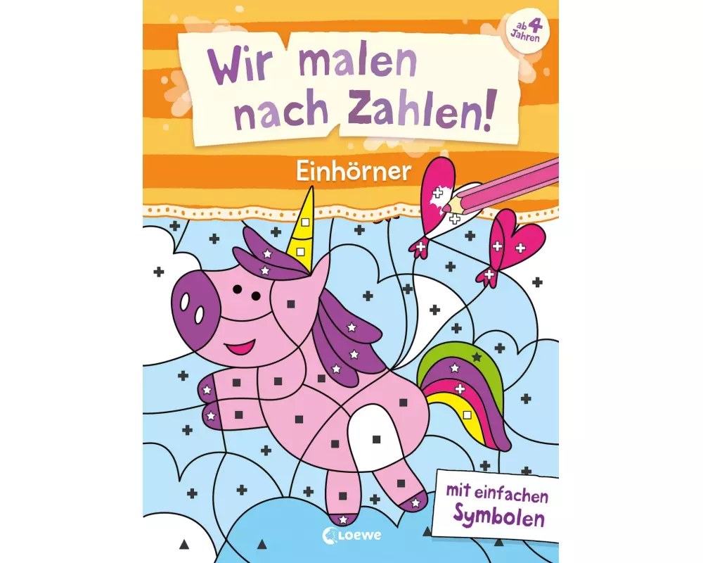 Wir malen nach Zahlen! - Einhörner