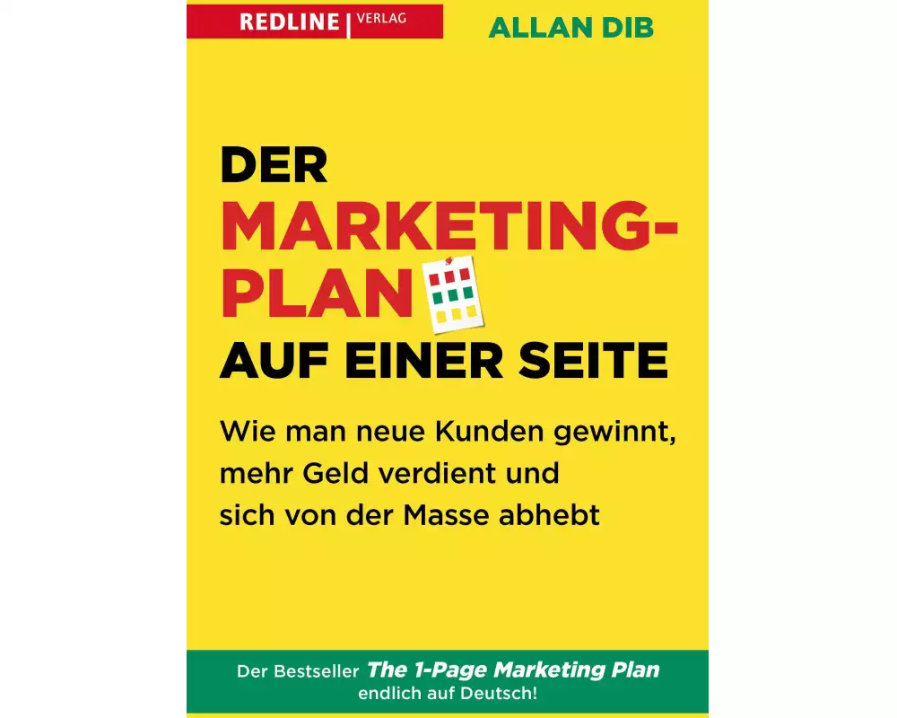 Der Marketingplan auf einer Seite