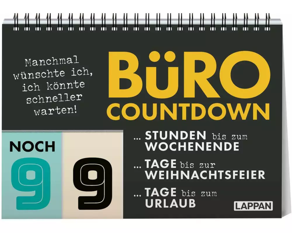 Countdown-Kalender für's Büro