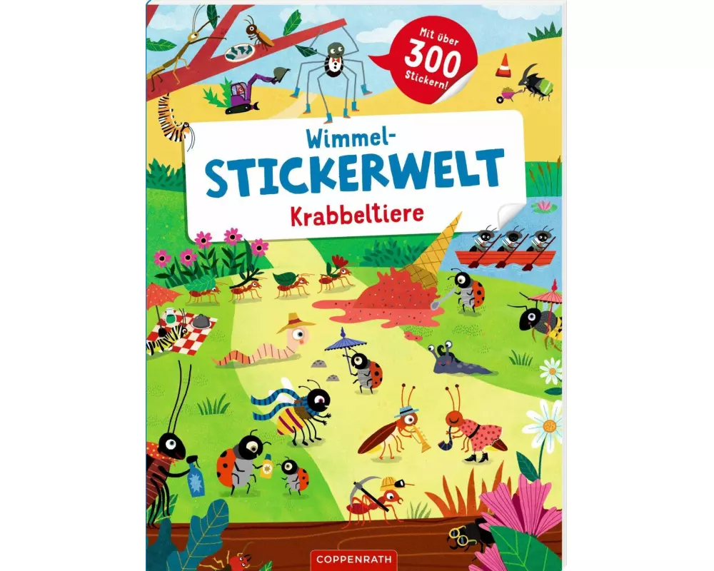 Wimmel-Stickerwelt – Krabbeltiere