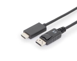 Assmann 1 m DisplayPort/HDMI A/V Cable for Audio/Video Device, PC, Notebook, Monitor