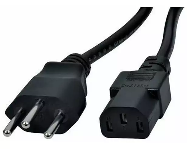 Diggelmann Netzkabel 8 m C13 - T12, 1.5 mm², Schwarz