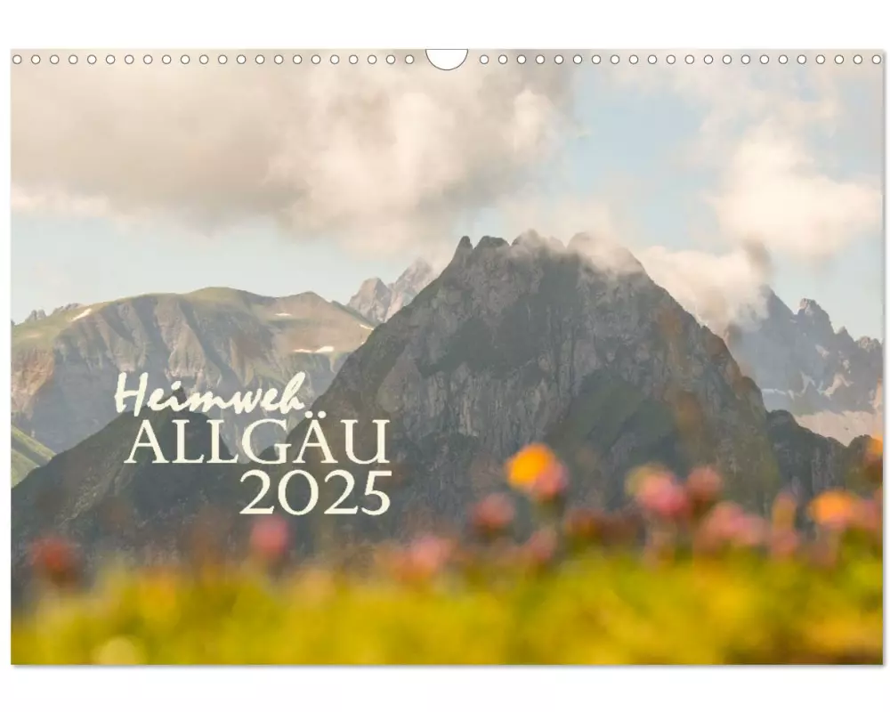 Heimweh Allgäu 2025 (Wandkalender 2025 DIN A3 quer), CALVENDO Monatskalender