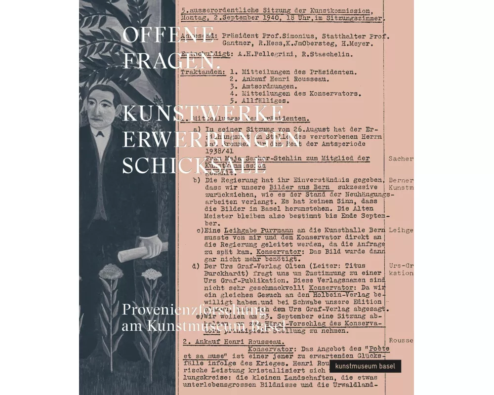 OFFENE FRAGEN. Kunstwerke – Erwerbungen – Schicksale