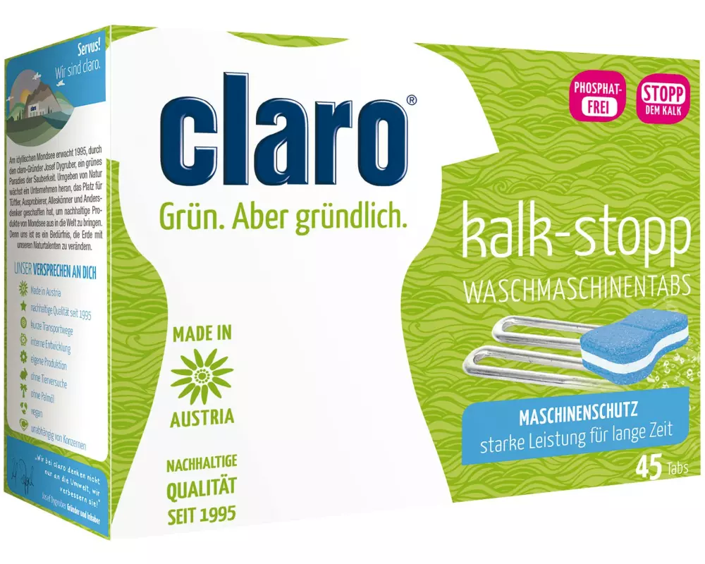 claro Öko Kalk-Stopp Tabs 45 Stück