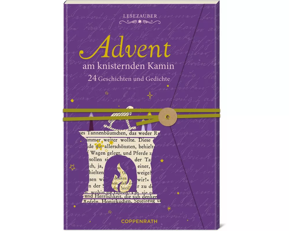 Brief-Adventskalenderbuch - Advent am knisternden Kamin