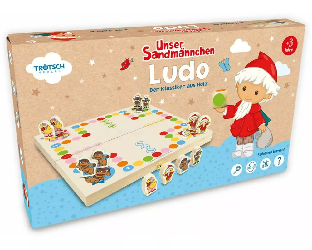 Trötsch Unser Sandmännchen Spiel Ludo