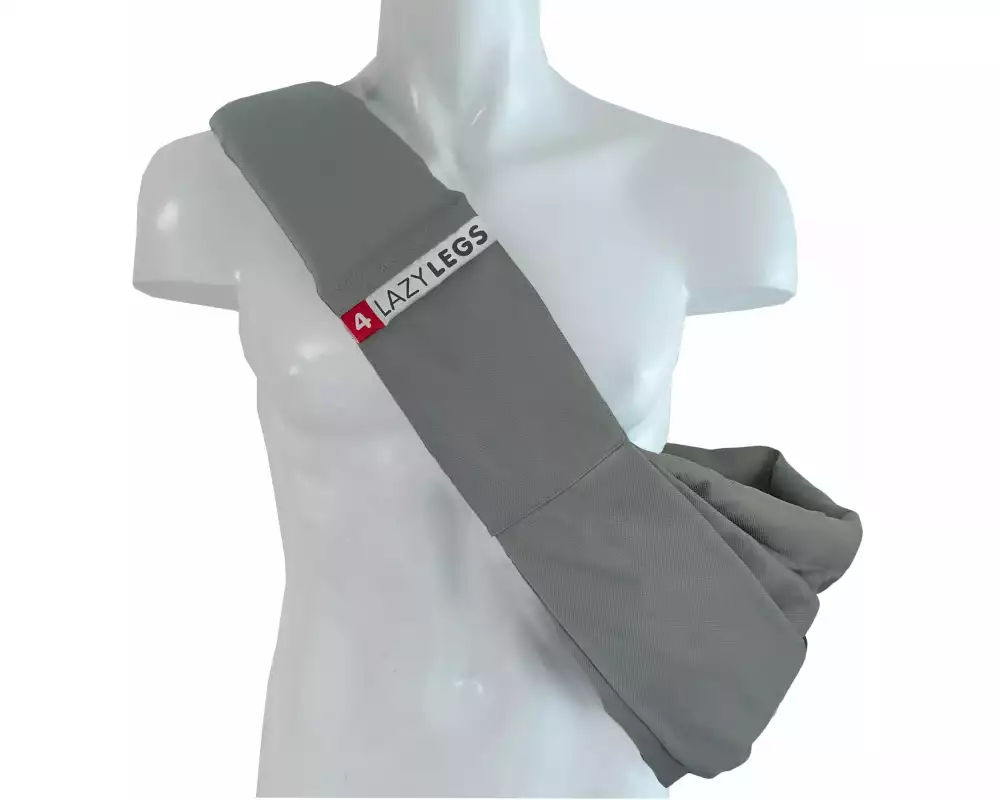 4LazyLegs Tiertransport-Tasche Canvas, Mineral Grey, S