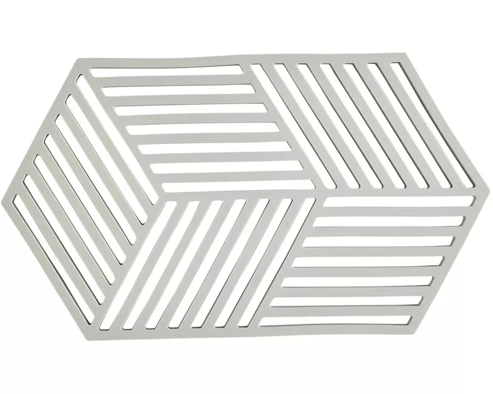 Zone Denmark Topfuntersetzer Hexagon Hellgrau