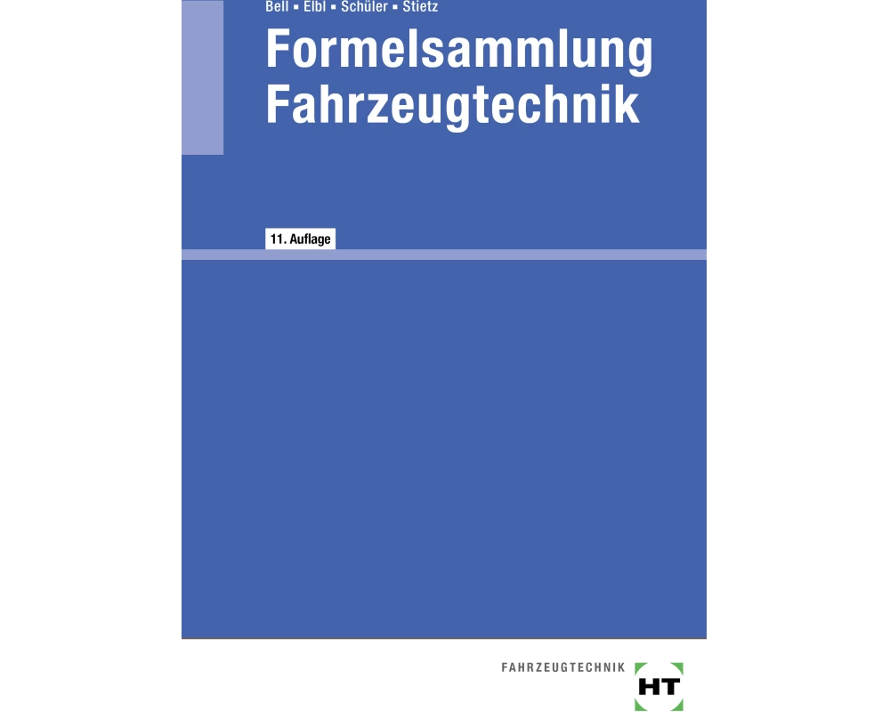 eBook inside: Buch und eBook Formelsammlung Fahrzeugtechnik