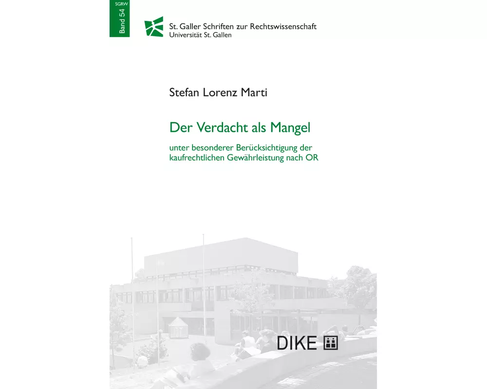 Der Verdacht als Mangel