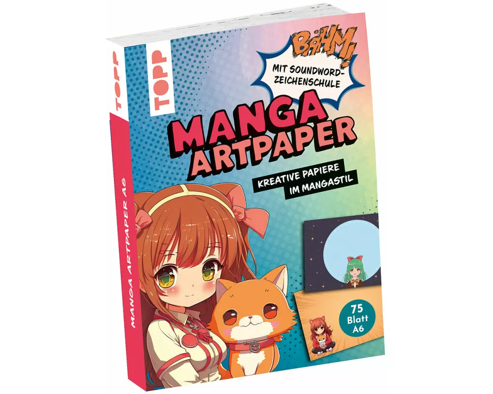 Manga Art Paper in DIN A6. Mit Soundword- Zeichenschule