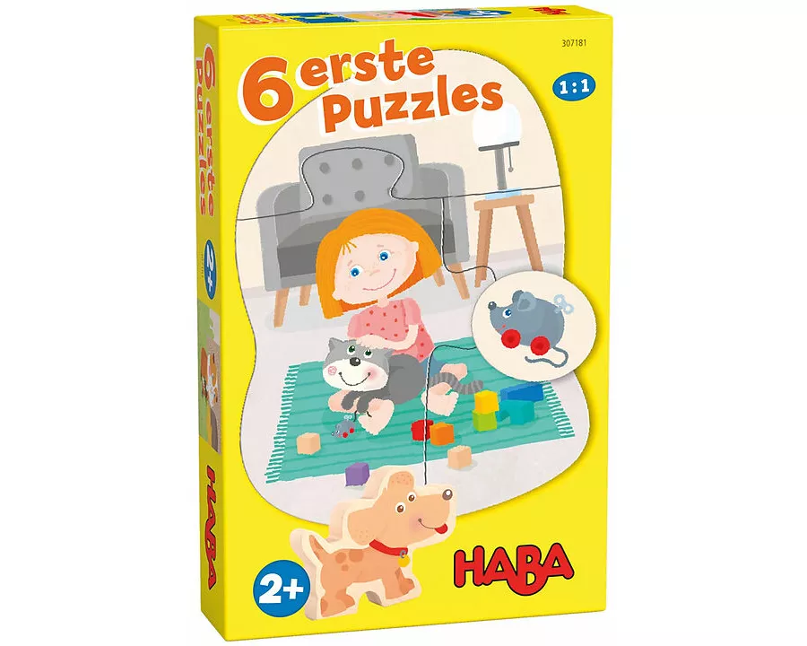 6 erste Puzzles – Haustiere
