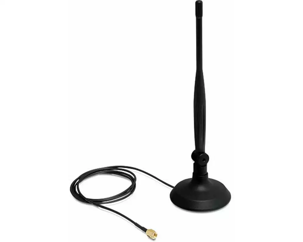 Delock WLAN-Antenne 802.11 b/g/n RP-SMA 4 dBi Rundstrahl