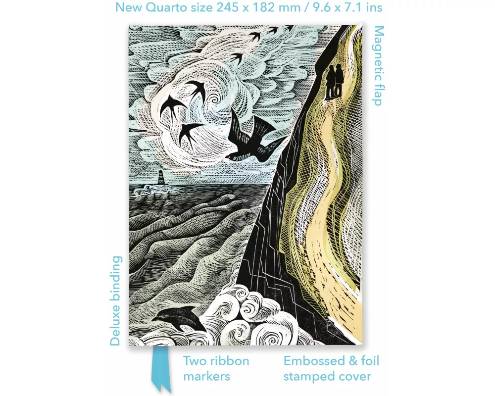 Angela Harding: Cornish Path (Foiled Quarto Journal)