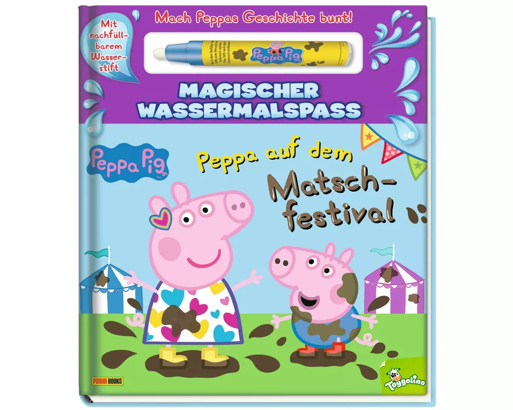 Peppa Pig: Peppa auf dem Matschfestival - Magischer Wassermalspaß