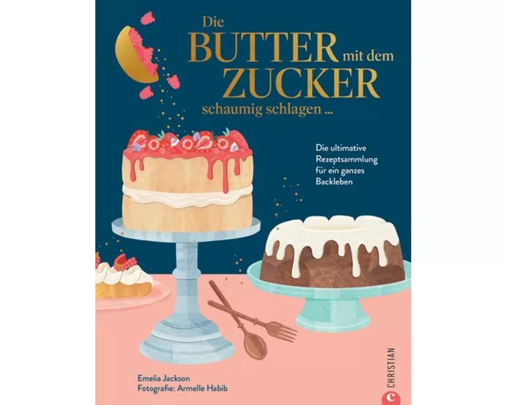 Die Butter mit dem Zucker schaumig schlagen