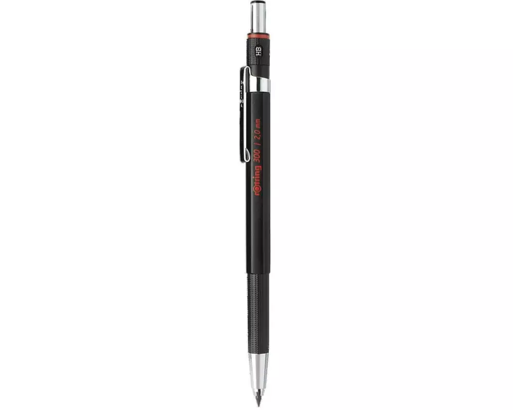 Rotring Minenbleistift 300 2 mm, Schwarz