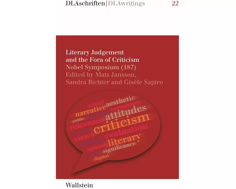 Literary Judgement and the Fora of Criticism