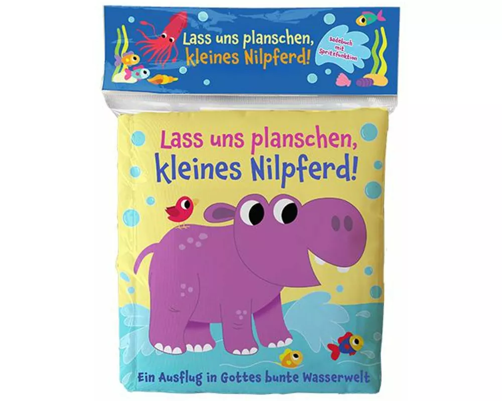 Lass uns planschen, kleines Nilpferd!