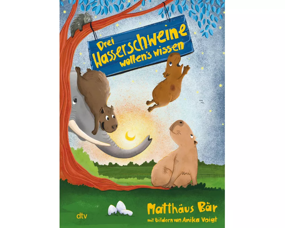 Drei Wasserschweine wollen's wissen
